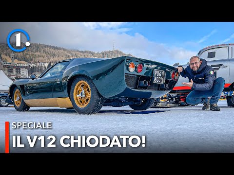 MILLECHIODI... e via sul ghiaccio in Lamborghini MIURA @The ICE 2023!