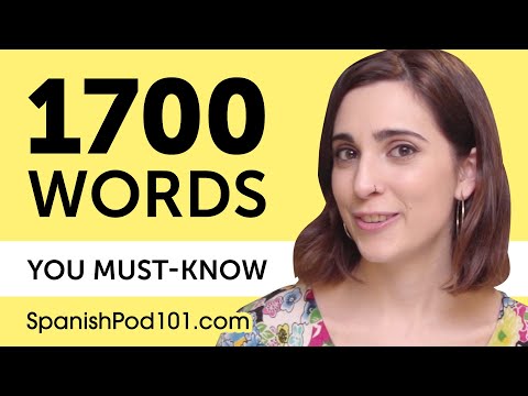 1700 Words Every Spanish Beginner Must Know