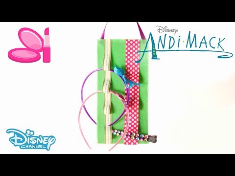 Andi Mack | AnDIY Craft Tutorial: Hairband Holder | Official Disney Channel UK