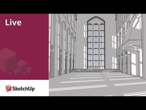 Live Modeling Hogwarts Great Hall in SketchUp