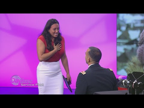 Daytime co-host gets surprise proposal