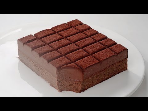 2 Ingredients! Rich and Moist Chocolate Cake Recipe, No Flour (Super Simple!)