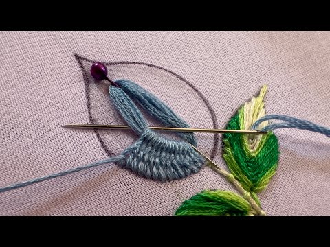 Beautiful 3D flower design|latest hand embroidery|Kadhai design