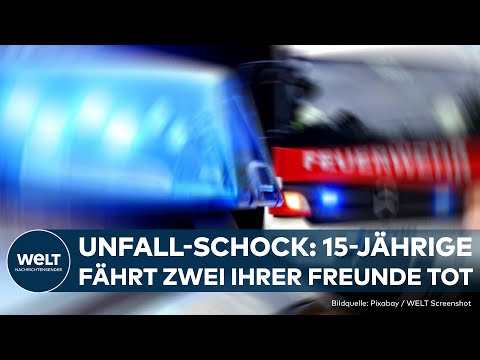 HORROR-UNFALL: 15-J&auml;hrige f&auml;hrt VW Golf frontal gegen einen Baum - Zwei Menschen sterben