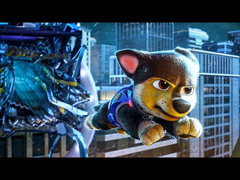 Chase heroicly saves Ryder | PAW Patrol: The Movie | CLIP