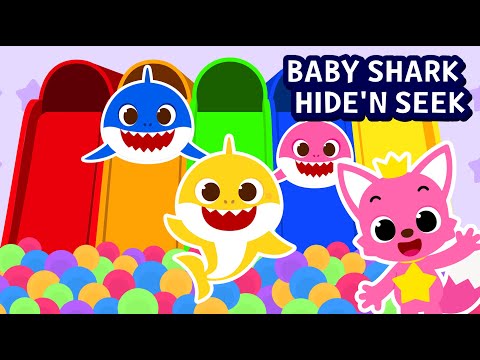 Indoor Playground Hide and Seek with the Shark Family | Baby Shark Story | Pinkfong Cartoon for Kids