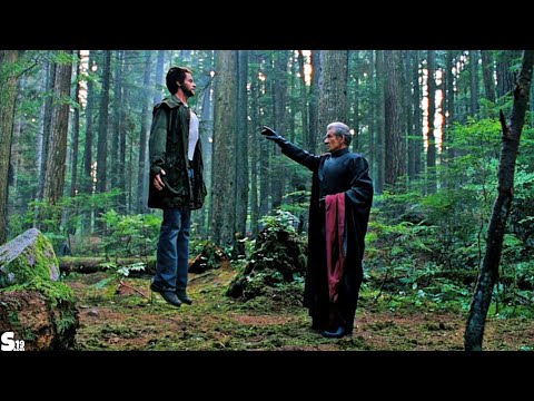 Magneto Throws Wolverine - Forest Scene. | X-Men : The Last Stand (2006)