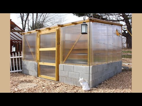 Our homestead GREENHOUSE time lapse! WE BUILT THIS!