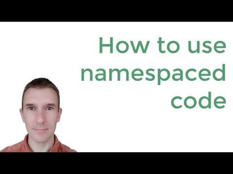 PHP namespaces 3/10: How to use namespaced code in PHP