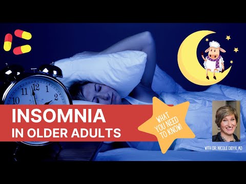 Best Treatment for Insomnia in Older Adults