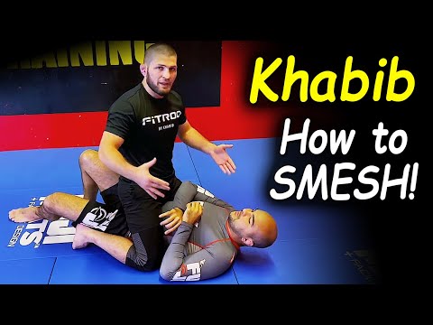 Khabib Nurmagomedov Teaches His Secret Technique - How To &amp;quot;Smesh&amp;quot; - For The First Time Ever