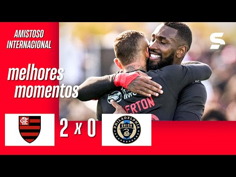 FLAMENGO 2 X 0 PHILADELPHIA UNION | AMISTOSO | sportv