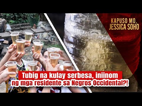 Tubig na kulay serbesa, iniinom ng mga residente sa Negros Occidental?! | Kapuso Mo, Jessica Soho