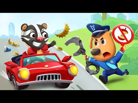 Don't Throw Things Out of Window | Safety Cartoon | Kids Cartoon | Sheriff Labrador