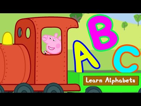 Peppa Pig | Learn Alphabets with Peppa Pig - ABC for Kids | Learn With Peppa Pig