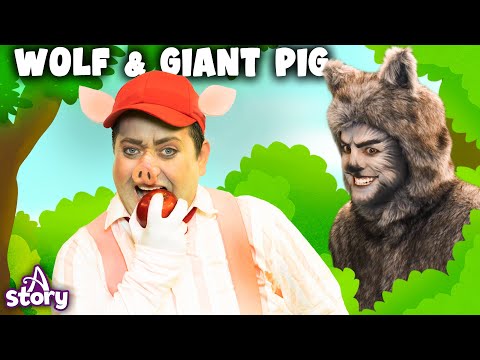 The Bad Wolf and the Giant Pig | English Fairy Tales &amp; Kids Stories