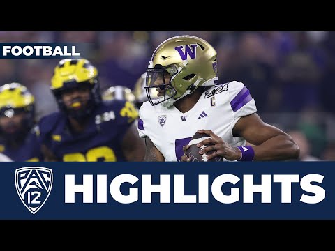 No. 2 Washington vs. No. 1 Michigan First Half Highlights | 2024 CFP National Championship