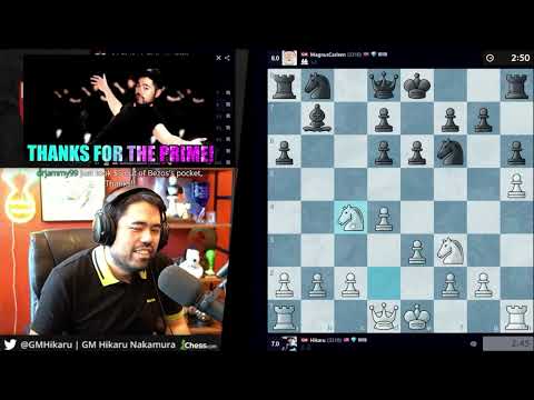 Hikaru mouseslips  against magnus in Titled Tuesday!