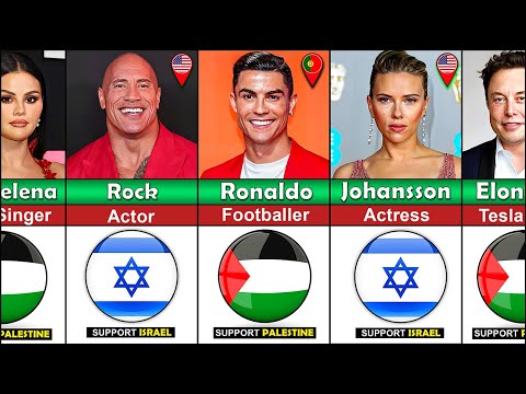 Famous People Who SUPPORT Palestine or Israel