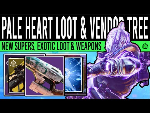 Destiny 2: PALE HEART LOOT &amp; VENDOR SYSTEM! Pathfinder, TFS Exotics, Secret Stashes &amp; More (Roundup)