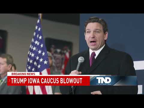 Trump Iowa caucus blowout