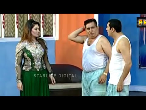 Zafri Khan and Khushboo With Nasir Chintoti and Tariq Teddy Stage Drama Comedy Clip | Pk Mast