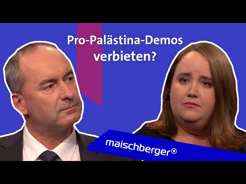 Flugblatt-Aff&auml;re, Antisemitismus, Migration: Ricarda Lang und Hubert Aiwanger | maischberger