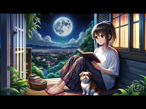 Moonlit Serenity  A Lofi Journey Through Nocturnal Solitude