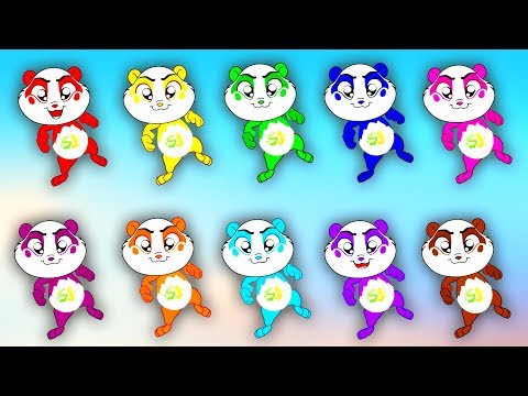 10 Little Pandas | Panda Bo Nursery Rhymes &amp; Kids Songs