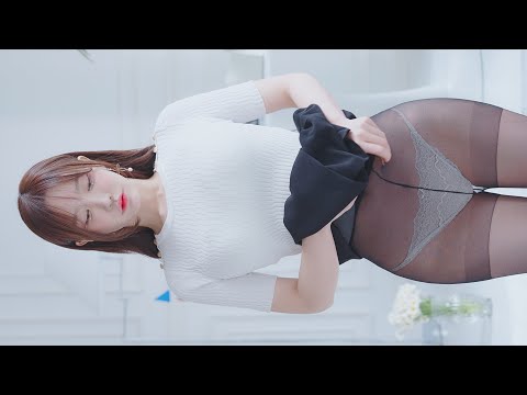 (4K 세로룩북) 점점 벗는 오피스룩🤍 란제리 언더웨어 속옷 룩북 직캠 underwear Lookbook 란제리 모델 룩북 Lingerie Try On 