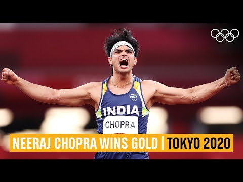 Neeraj Chopra's gold-winning throw! | 