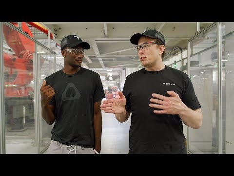 Tesla Factory Tour with Elon Musk!