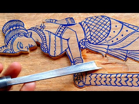 Perfect handing wood carving chisel || UP wood art