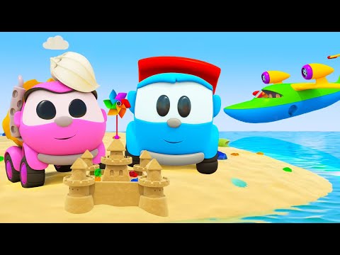 Car cartoons for kids &amp; Baby cartoon full episodes - Leo the truck &amp; cars for kids.