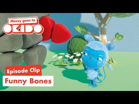 Funny Bones - HIGHLIGHTS | Messy Goes To Okido | Cartoons For Kids | Clips