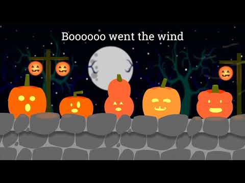 5 little pumpkins - Halloween nursery rhymes - counting song for kids