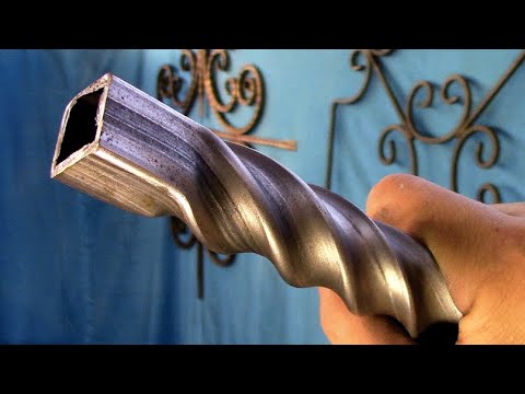 A brilliant idea with a profile pipe! The Secret Of The Profile Pipe!Cold forging