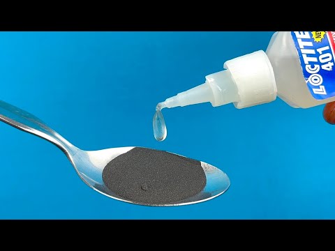 Stronger Than Steel! Mix Iron Powder and Superglue You Will Amazed