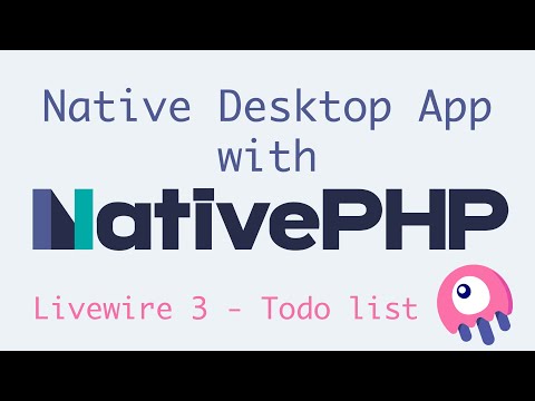 Building a Native Desktop Application with NativePHP based on a Livewire 3 app.