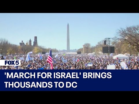 'March for Israel' brings thousands to the National Mall in DC