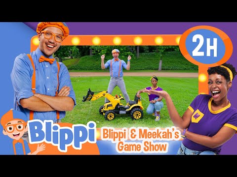 WHO WILL WIN? Game Show: Episode 1 - 4 | Dad Gets Soaked!| Blippi and Meekah Best Friend Adventures