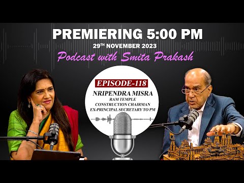 EP-118 with Nripendra Misra premieres on Wednesday at 5 PM IST