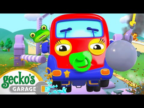 Baby Truck's First Driving Test | Baby Truck | Gecko's Garage | Kids Songs