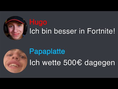 Ich habe diesen Dummkopf herausgefordert in Fortnite Bingo...