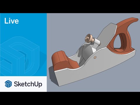 Modeling a Hand Plane in SketchUp Live!