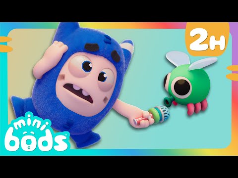 Pogo's New Friend is Causing a Buzz! | 🌈 Minibods 🌈 | Preschool Learning | Moonbug Tiny TV