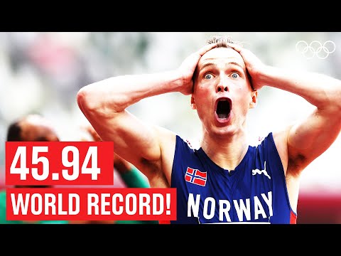 Warholm smashes WORLD RECORD! |&amp;nbsp;Full Men's 400m Hurdles Final | Tokyo Replays