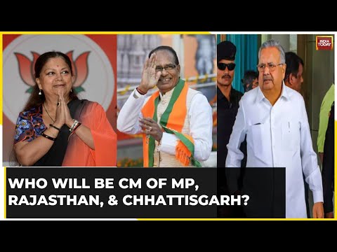 Election Results 2023: Who Will Be CM Of Rajasthan, Madhya Pradesh, Chhattisgarh? | India Today Live
