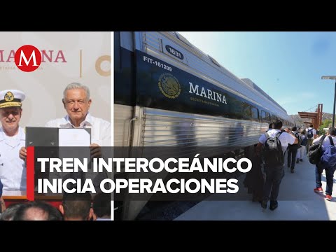 Tren Interoce&aacute;nico: As&iacute; fue la inauguraci&oacute;n de AMLO en el Istmo de Tehuantepec