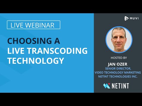 Navigating Live Transcoding: Insights and Options with Jan Ozer 